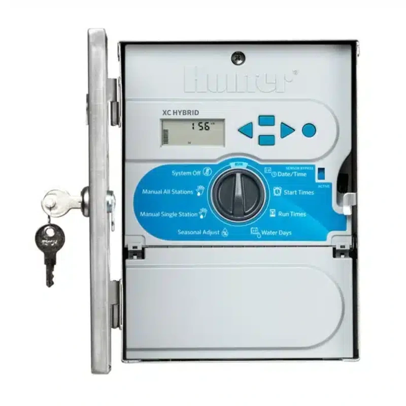 Hunter XC Hybrid XCH-600-SS 6-Station Stainless Steel Hybrid Battery Controller (XCH600SS)