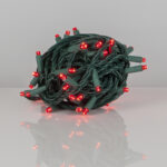 70 LED Count 24 ft. Red Color Holiday Christmas Outdoor String Lights (5MM) (81907) - Image 2