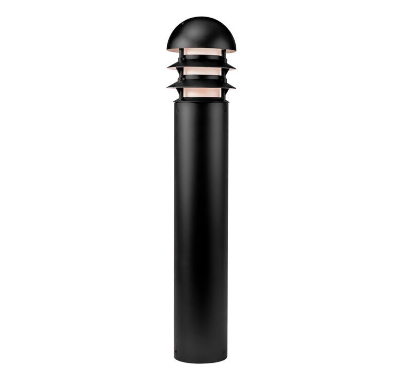 Alliance Bollard Path Light, Black Finish, No Lamp (BOLLARD100-LED)