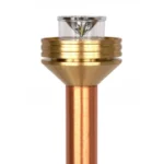 FX Luminaire P-1LED-12RA-CU Petite 1LED 12" Riser | Natural Copper (P-1LED-12RA-CU)