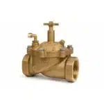Superior 100 Series 1-1/2" brass normally open hydraulic in-line valve (100150)