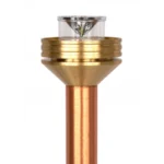 FX Luminaire Grande 12" LED Riser Natural Copper Finish 4.2W 2700K LED (G1-LED-12-RA-CU)