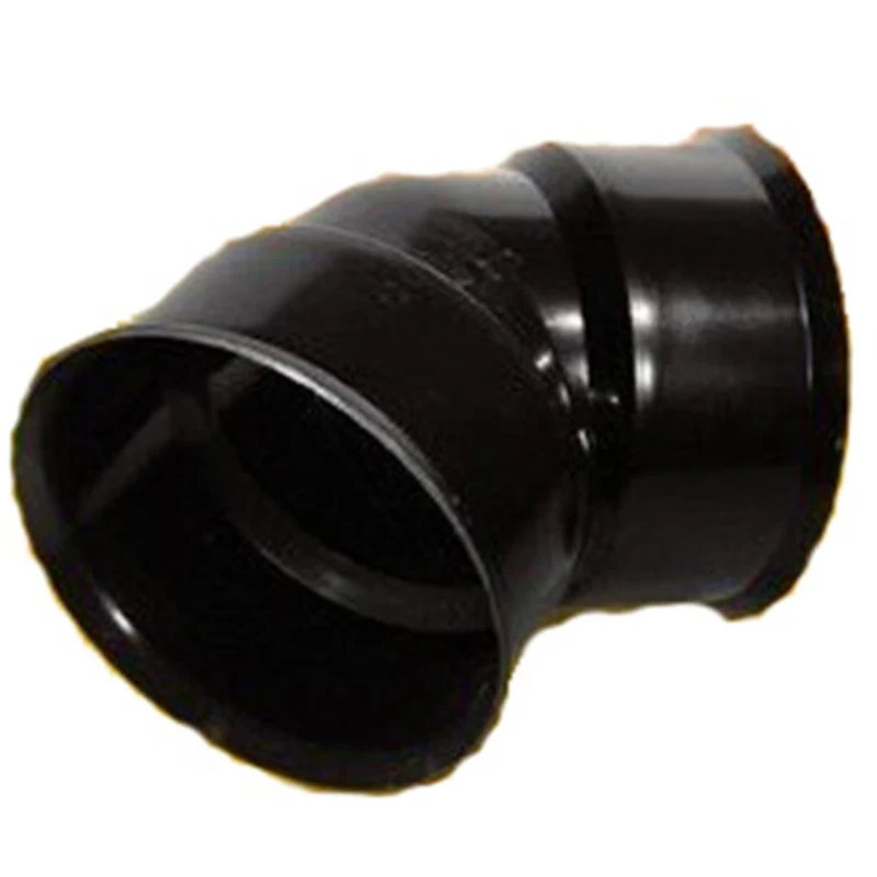 ADS Soiltight Elbow, Bell-End HDPE 45 Degrees Dual Wall Injection Molded N-12, Black 6" | DFD694ST (0694ST)