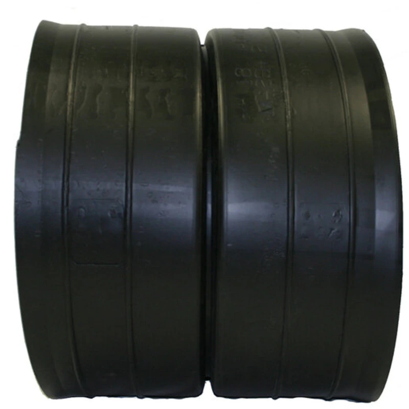 ADS Soiltight Coupler, Snap Bell-End HDPE Dual Wall Injection Molded External N-12, Black 8" | DFECPST080 (0813AA)
