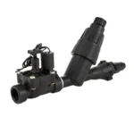 1 in. In-Line Plastic Electric Valve with AC Solenoid and Drip Zone 150-Mesh Filter (DRIPW/VAL)
