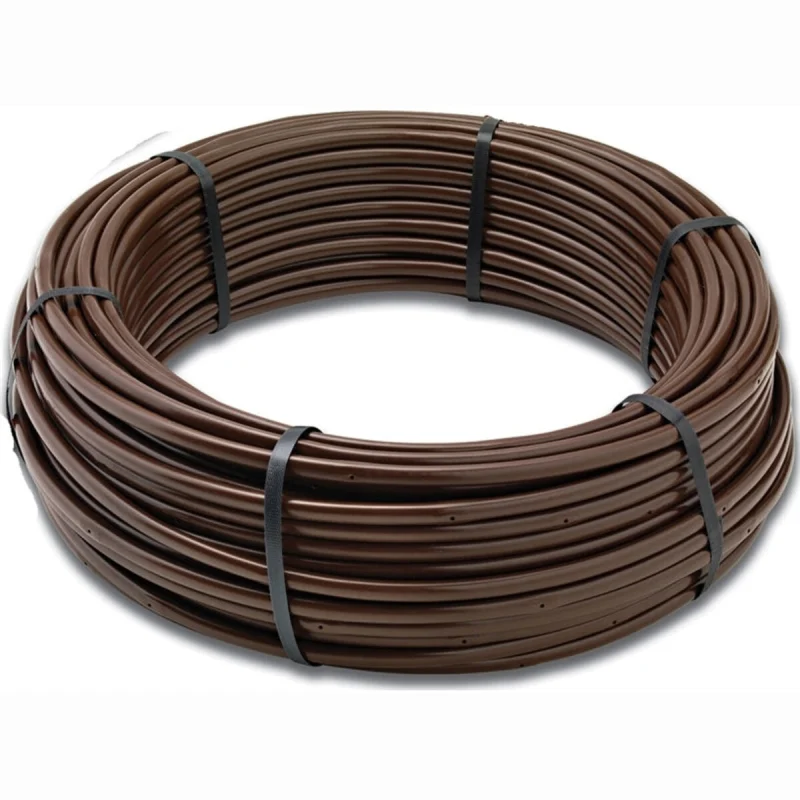 Netafim Techline EZ Dripline 12mm x 200′ 0.4 gph 6″ Space Dark Brown (10051-000010)