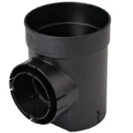 NDS Spee-D 6" Round Catch Basin 1 Outlet Black (101)