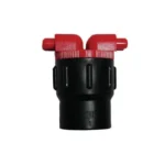 Jain Irrigation Red Quadra-Bubbler 4-Outlet Emitter – 10 GPH (101084484)