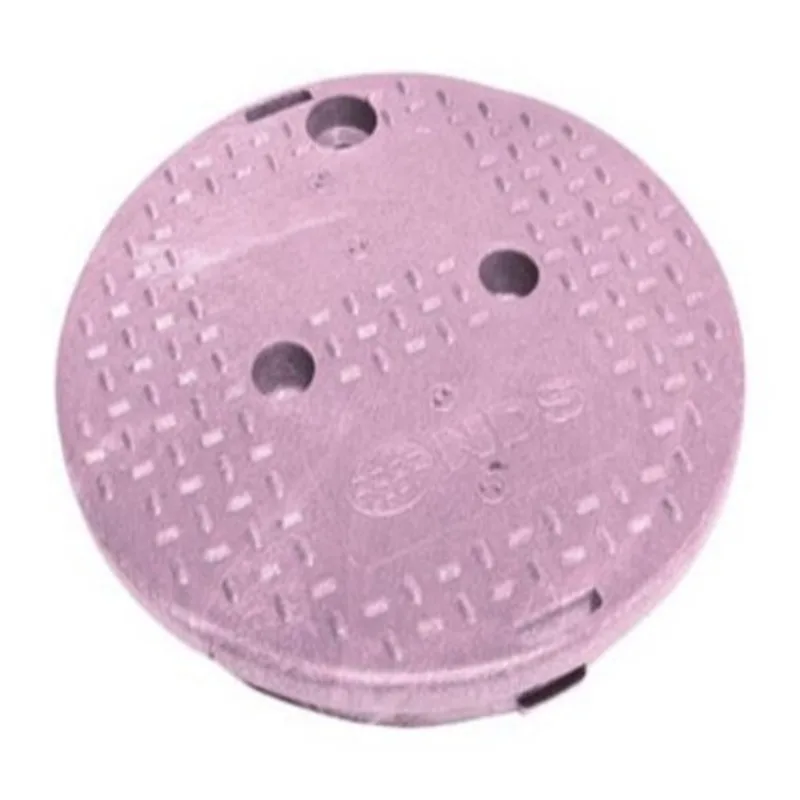 NDS Standard Round Valve Box Cover 10" HDPE Purple Reclaimed (111CR)
