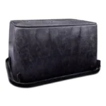 NDS Standard Jumbo 13″ x 20″ 12″ Deep Overlapping Polypropylene/HDPE Valve Box, Black (117BC BLK)