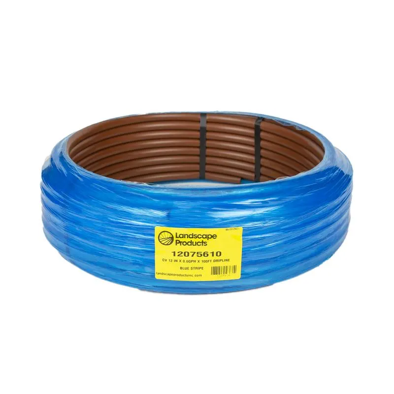 Landscape Products EZ-ID-CV 17MM Dripline – .6GPH Emitters 100 ft Roll x 12 in Spacing (12075610)