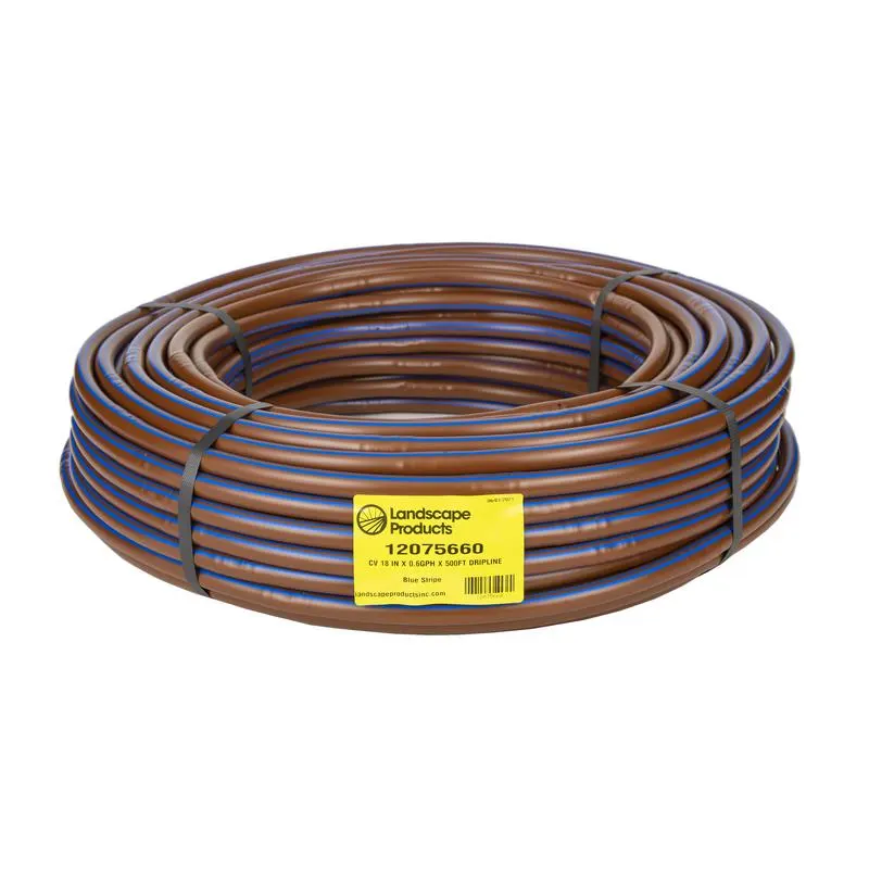 Landscape Products EZ-ID-CV 17MM Dripline – .6GPH Emitters 500 ft Roll x 18 in Spacing (12075660)
