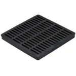 NDS 12" x 12" Square Catch Basin Grate, Black (1211)