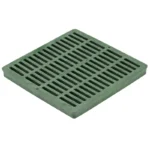 NDS 12" x 12" Square Catch Basin Grate, Green (1212)