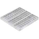 NDS 12" x 12" Square Catch Basin Grate, Galvanized Steel (1215)