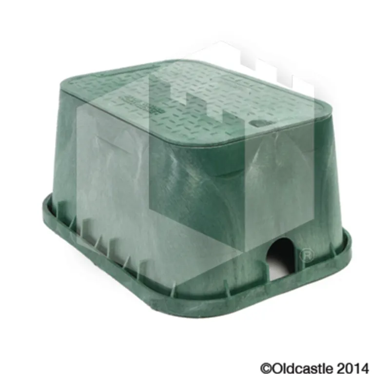 Oldcastle Infrastructure Carson 1220 Valve Box 20″ x 12″ 12″ Deep T-Lid HDPE Black (12201030)