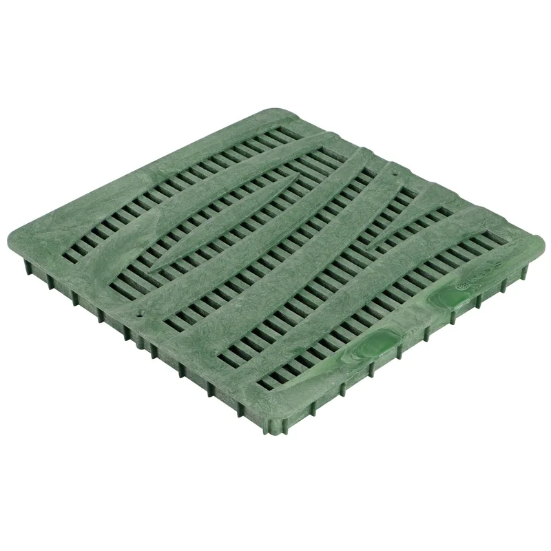 NDS 12 in Square Green Wave Decorative Grate (1224GR)