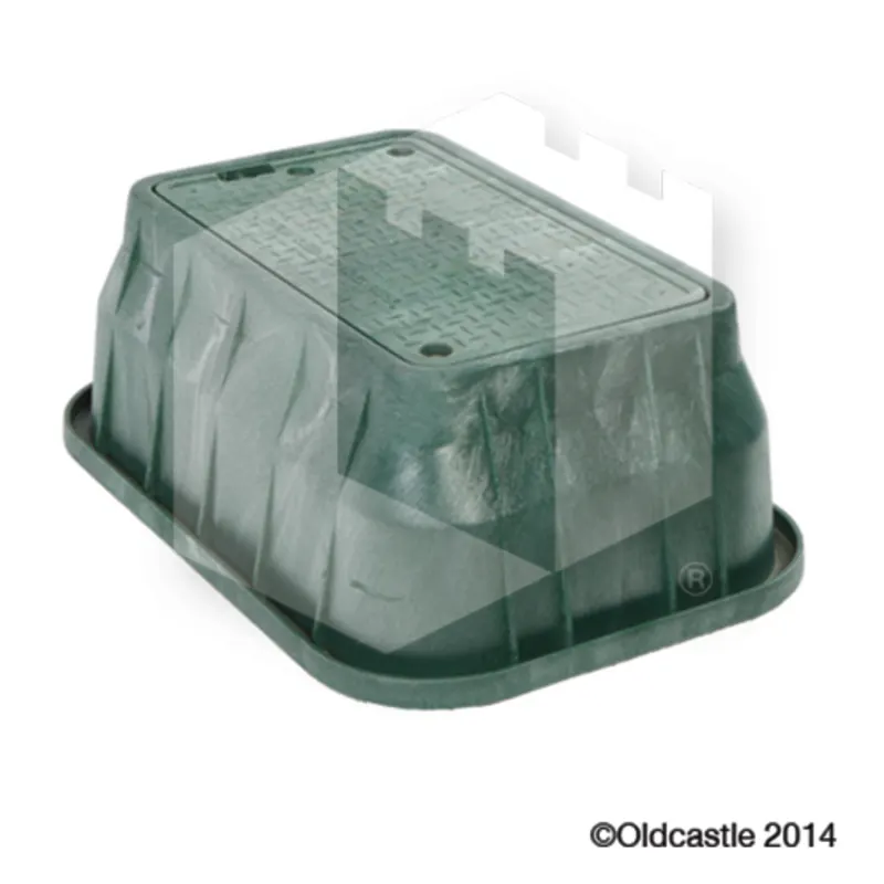 Oldcastle Infrastructure 1324 Carson 12 in Green Box and Lid (13241001)