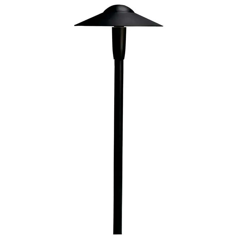 Kichler Warm-White LED Dome Path Light 2700K – Black (15810BKT27R)