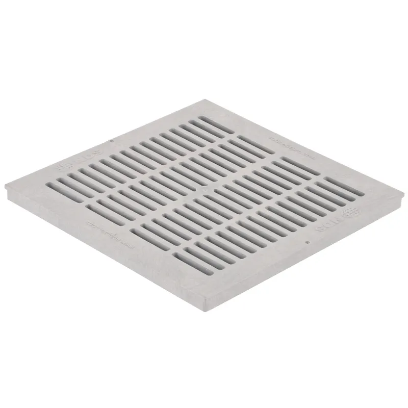 NDS 18″ X 18″ Square Polypropylene Gray Catch Basin Grate (1810)