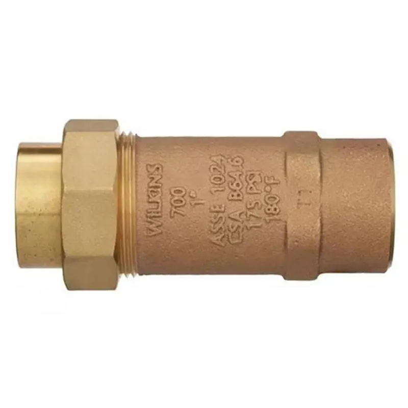 Wilkins 1 in 700 Dual Check Valve Female Union x Female (1UFX1F-700XL)