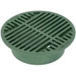 NDS 8 in Round Drain Grate Green (20)