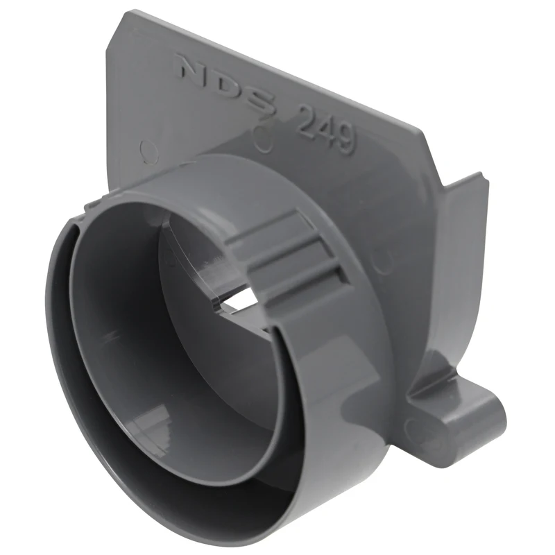 NDS Spee-D 3 in x 4 in Channel Drain Sewer Spigot End Outlet (249)