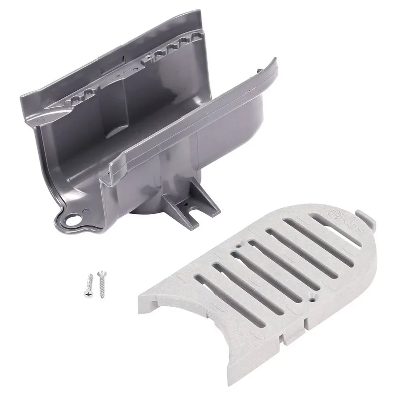 400-ACM-WH Middle Section with Gray Grate - 4-3/4 in W x 6 in L
