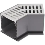NDS Mini-Channel 45-Degree Elbow with Gray Grate (5300)