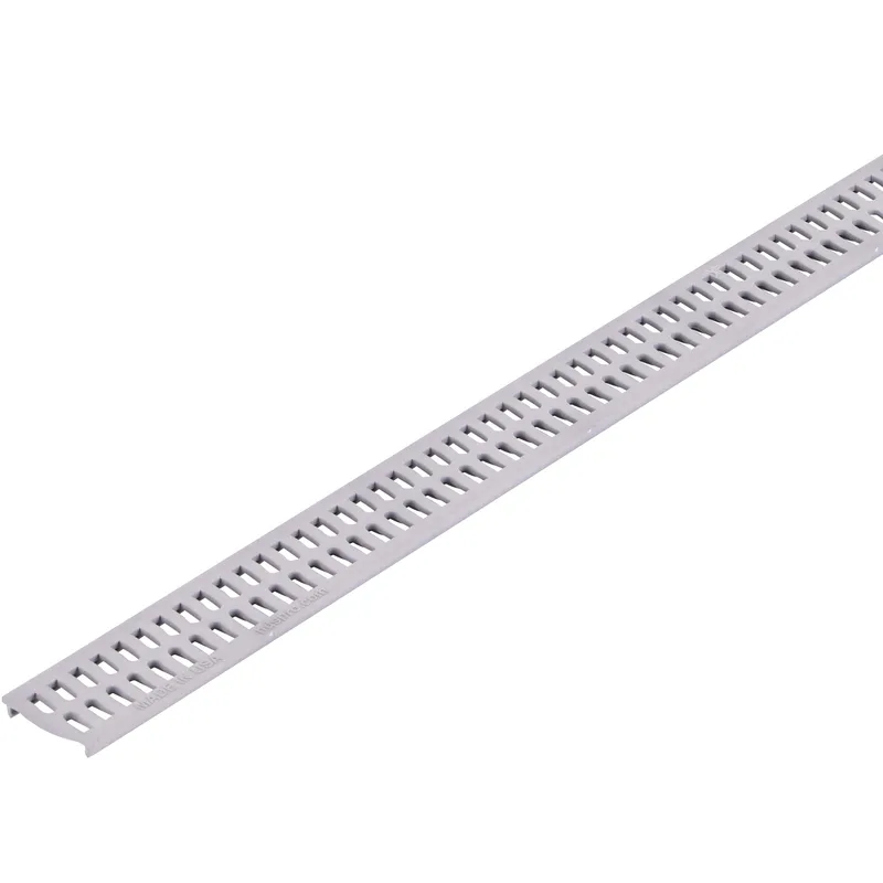 NDS Mini Channel 3' Rectangular Drain Grate, Gray (541)