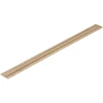 NDS Mini Channel 3' Rectangular Drain Grate, Sand (544)