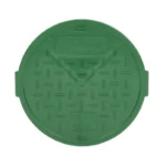 10 in. Round Green Lid for Valve Box