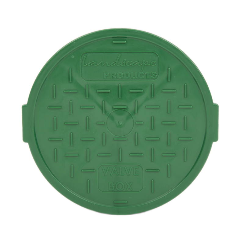 10 in. Round Green Lid for Valve Box