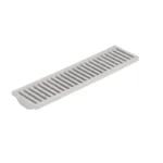 NDS Dura Slope 2' x 6" Rectangular Channel Drain Grate, Dark Gray Flat (661)