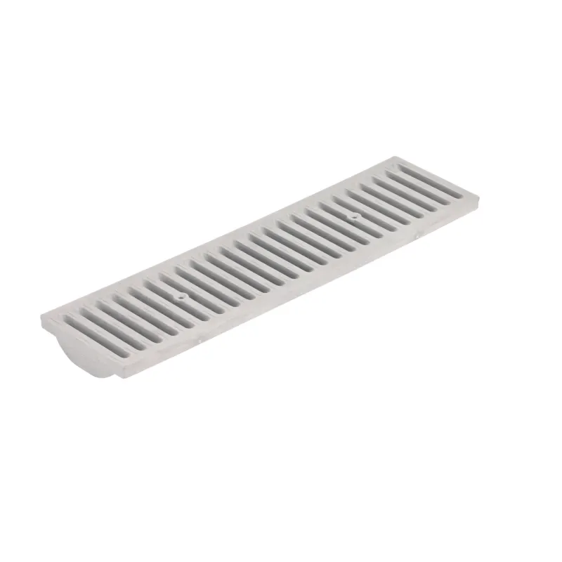 NDS Dura Slope 2' x 6" Rectangular Channel Drain Grate, Dark Gray Flat (661)