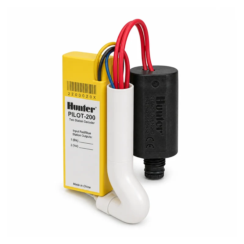 Hunter 686501SP Pilot PILOT-200 Two-Way Module with Spliced Solenoid for TTS-800 (686501SP)