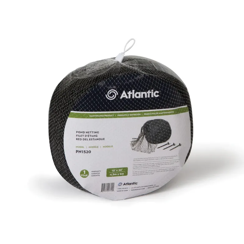 Atlantic Water Gardens Pond Netting, 20′ x 15′, PN1520 | Awgpn1520 (74048)
