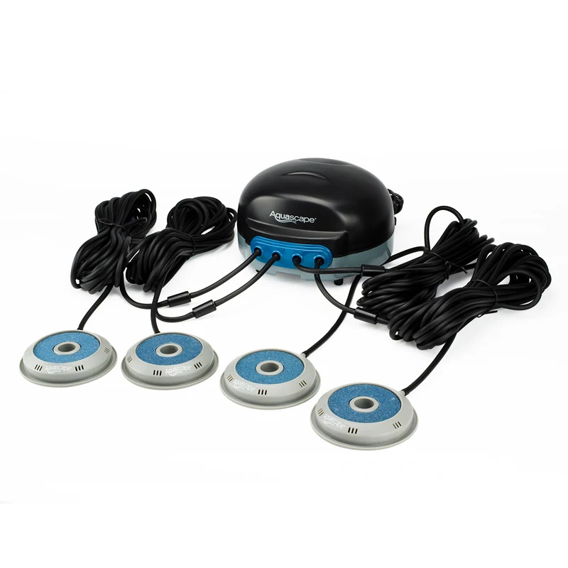 Aquascape Pond Aeration Kit, 7.75″ x 7.25″ x 6.25″ 0.19 cfm 4-Outlet (75001)