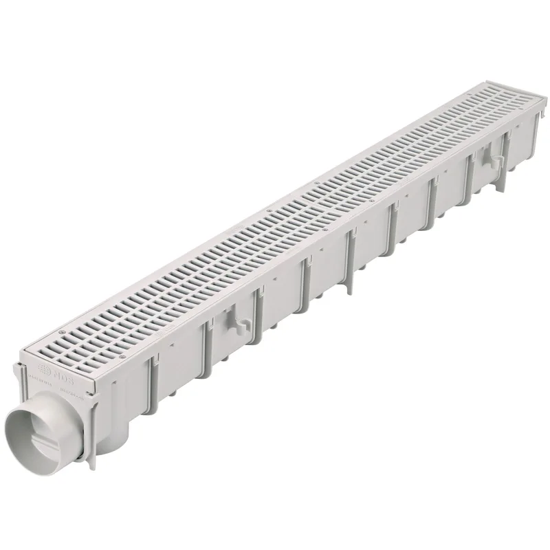 NDS 3" Pro Channel Drain Kit, Gray (764)