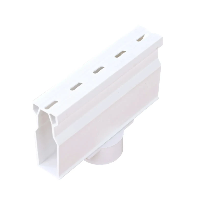 NDS Micro Channel Bottom Outlet White (8501)
