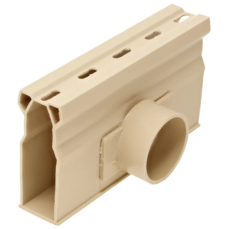NDS 1-1/2″ PVC Sand Schedule 40 For Micro Channel Drains PVC Schedule 40 Fittings Spigot Side Outlet | NDS8512