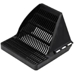 NDS Downspout Defender 9" x 9" Square Catch Basin Grate, Black (900DSG)