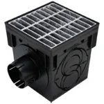 NDS Polypropylene/Galvanized Steel Black Catch Basin Kit | NDS900MTLKIT