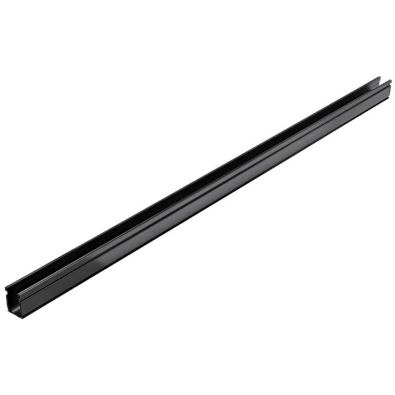 NDS 2-1/4" x 6' Slim Channel Section, Black (9206)