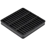 NDS 9" x 9" Square Catch Basin Grate, Black (980)