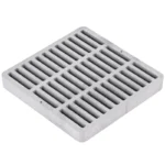 NDS 9" x 9" Square Catch Basin Grate, Gray (999)