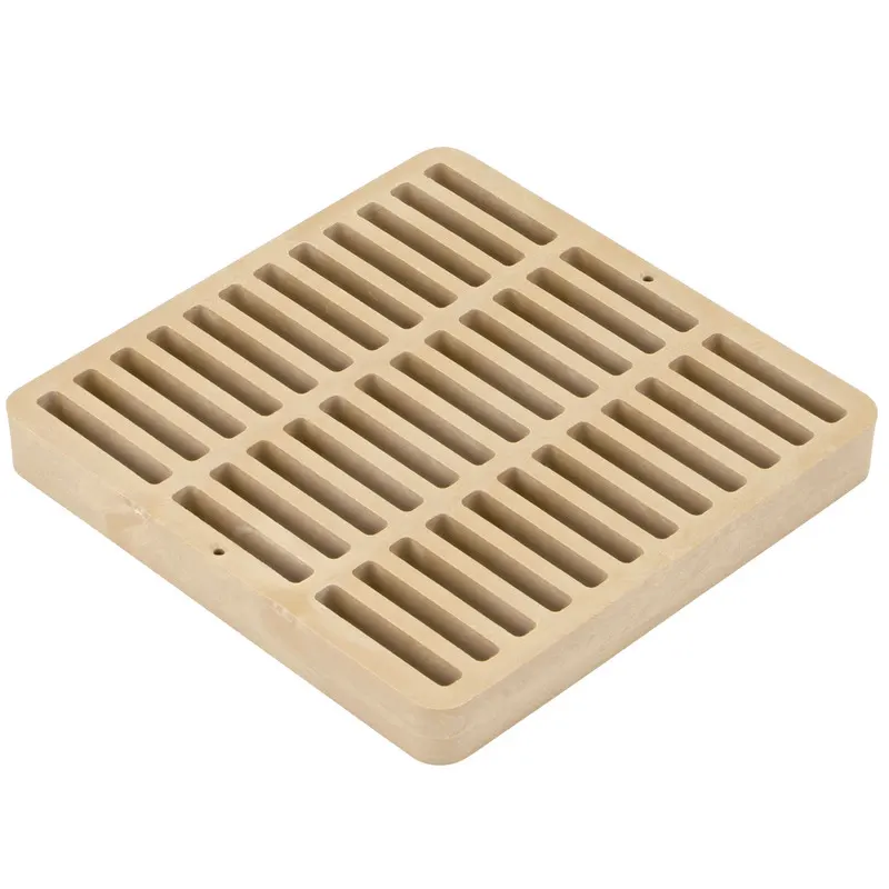 NDS 9" x 9" Square Catch Basin Grate, Sand (999S)