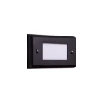 Alliance SL26 6" 2700K Black Brass Open Lens Face Step Light (SL26-LED-BLK)