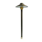 Unique Lighting Systems Centaurus 8 Path Light 12 in. Riser Weathered Brass No Lamp (C812-NL)