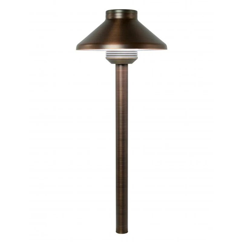 FX Luminaire DL-NL-18R-AB Path Light, No Lamp, Antique Bronze (DL-NL-18R-AB)